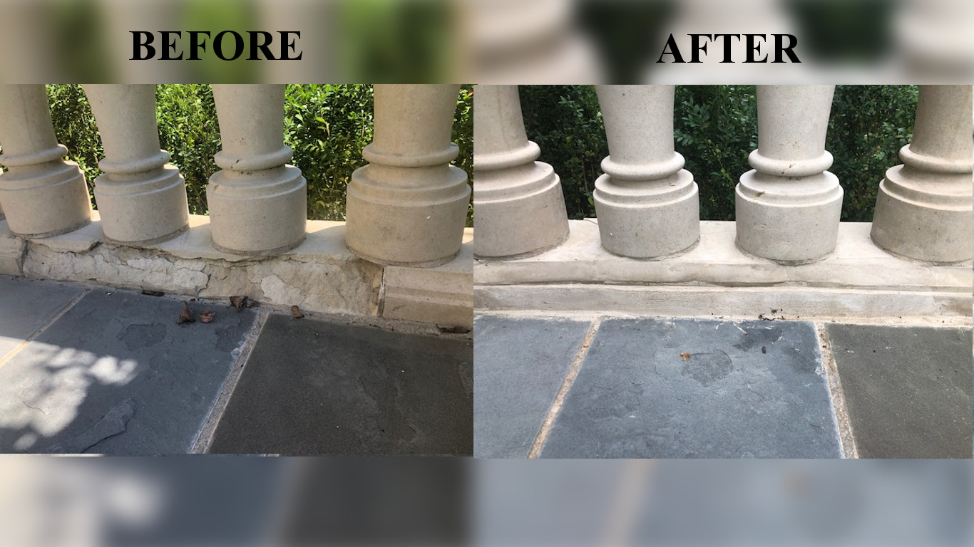 Repair and clean cast stone and limestone CSIAbsolute